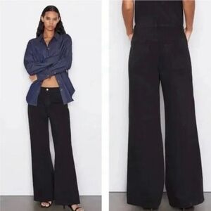 Frame Denim Le Baggy Pallazzo Pants Size 27